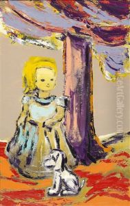 Flicka Och Hund by Gunnar Loeberg