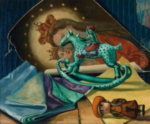 Stilleben Med Ryttare (still Life With Rider) by Gunnar Loeberg