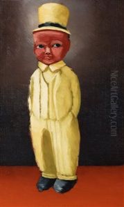 Pojke Med Cylinder (boy In A Top Hat) by Gunnar Loeberg