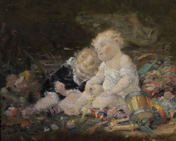 Enfants Jouant - view 1