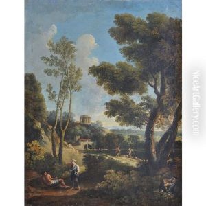A Pair Of Landscapes by Andrea Locatelli