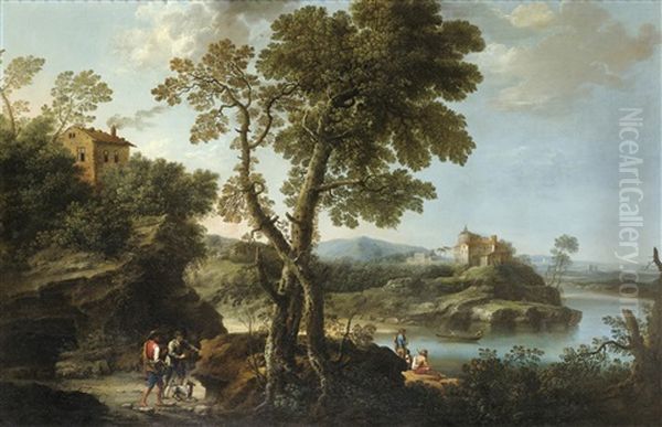 Vue Animee De La Campagne Romaine - view 1