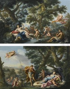 Venus And Vulcan; Venus And Adonis