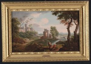 Paesaggio Con Figure Paesaggio Con Figure by Andrea Locatelli