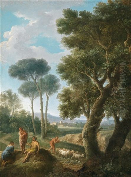 Ziegenhirten In Der Romischen Campagna - view 1