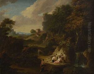 Ideallandschaften Mit Figurenstaffage (diptych)