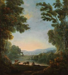 Flusslandschaft Mit Hirten thumbnail