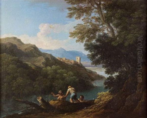 Baigneurs A La Riviere - view 1