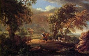 Temporale Nel Paesaggio Romano by Andrea Locatelli