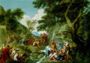 Moses Striking The Rock