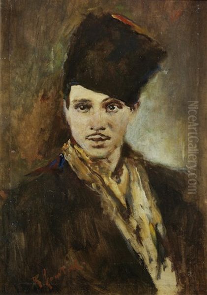 Portrait Of A Man In A Songkok Tinggi - view 1