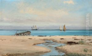 Coastal Scenery With Ships Coastal Scenery With Ships