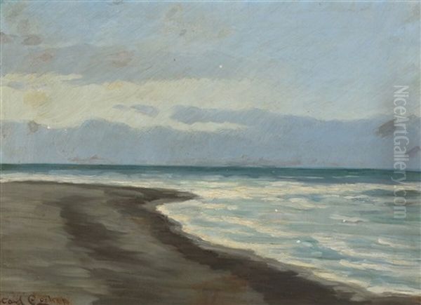 A Beach At Dusk - view 1