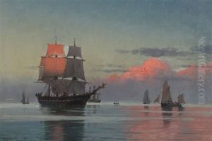 Seascape With Sailing Ships Seascape With Sailing Ships