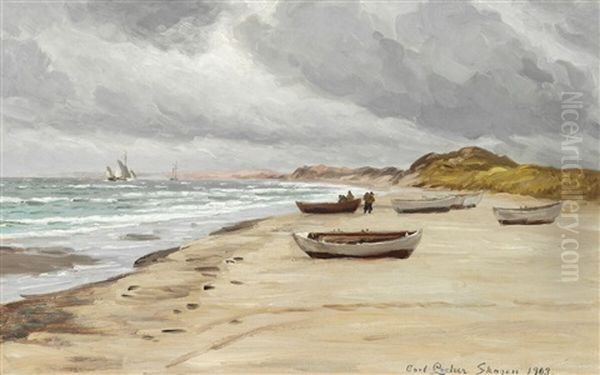 Windy Overcast Day At Skagen Sonderstrand - view 1