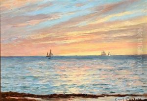 Ships Near The Coast, Evening
