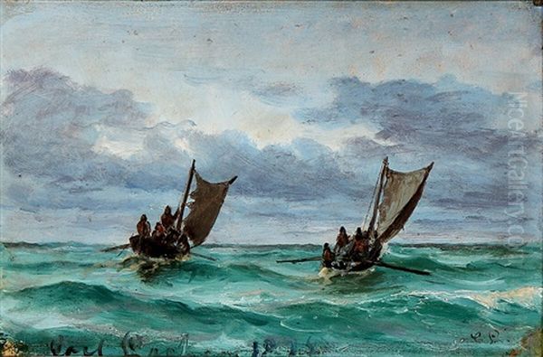 Life Boats At Open Sea, Skagen - view 1