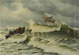 The Lifeboat Leaving The Shore