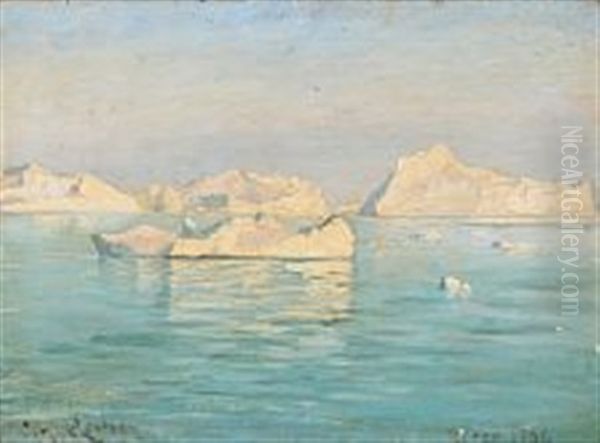 Icebergs In The Disco Bay, Greenland - view 1