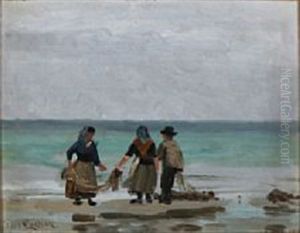 Fiskere Rede Garn by Carl Locher