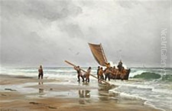 Lifeboat On The Beach - view 1