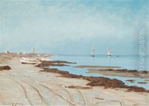 Calm Evening, Skagen by Carl Locher