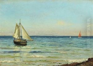 Boats At Sea A Sunny Summer's Day