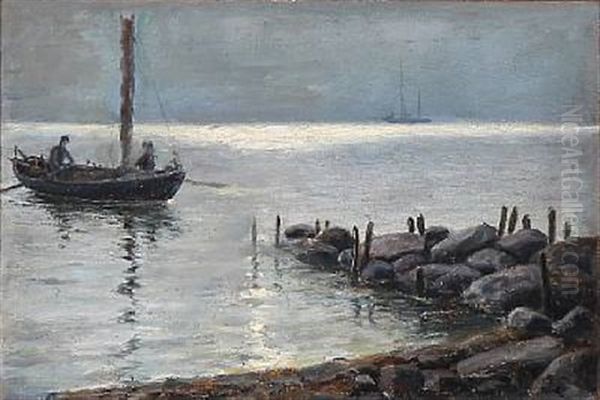 Early Morning With Two Fishermen On The Way Out - view 1