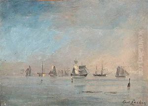 Seascape With Sailing Ships Seascape With Sailing Ships