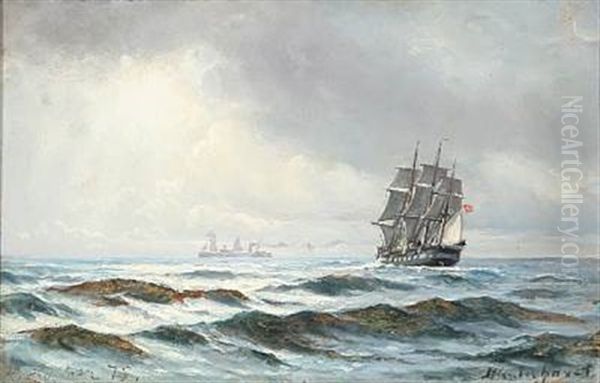 Seascape From The Atlantic Ocean - view 1