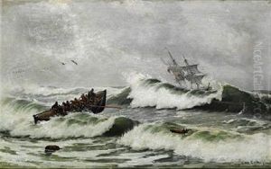 The Lifeboat Is Leaving by Carl Locher