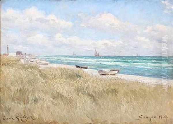 Beach Scene From Skagen - view 1