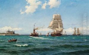 Strong Breeze In The Sound Off Kronborg