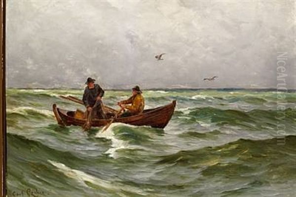 Two Fishermen From Skagen With The Catch Of The Day - view 1