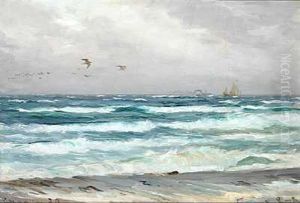 Braending, Skagen by Carl Locher