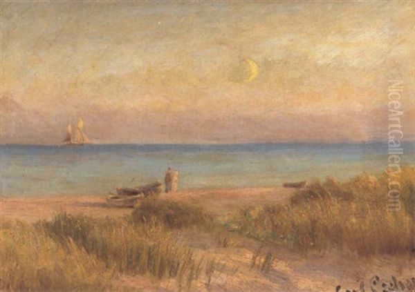 Ved Solnedgang, Skagen Strand - view 1