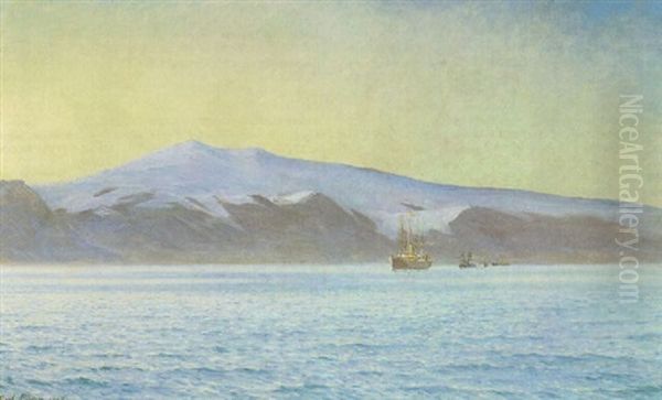 Hans Majestaet Kong Frederik Viii Ombord Udfor Eyjafjaeldsjol D. 29 Juli 1907 - view 1