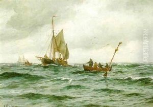 Fra Fiskerpladsen Ved Skagens Sydostkyst Fra Fiskerpladsen Ved Skagens Sydostkyst