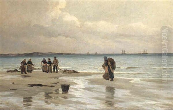 Fiskere Pa Stranden - view 1