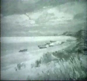 Parti Fra Skagen Sonderstrand by Carl Locher