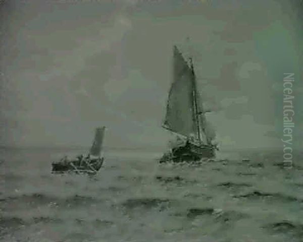 Fiskevase Far Last Ud For Skagen Sonderstrand - view 1
