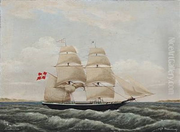 The Schooner Alert Assens Under The Command Of Capt. Svinding - view 1