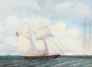 The Schooner "adolphine" by Jens Thielsen Locher