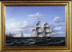 The British Brig "brierley Hill" by Jens Thielsen Locher