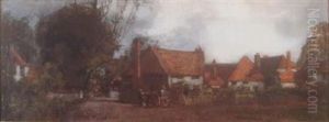 Autumn In The Village by John Lochhead