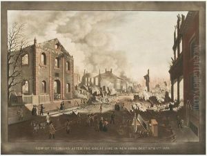 View Of The Ruins After The Great Fire Innew York, Dec. 16th & 17th by William James Bennett