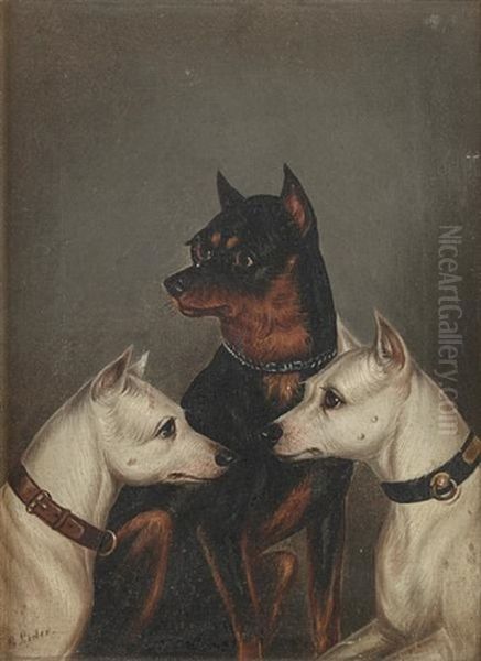 Three Terriers (study) - view 1