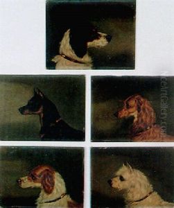 Sporting Dogs by Edwin (of Bath) Loder