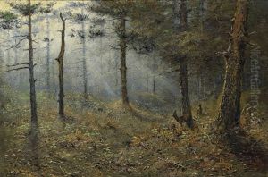 Spring In The Forest by George Edward Lodge