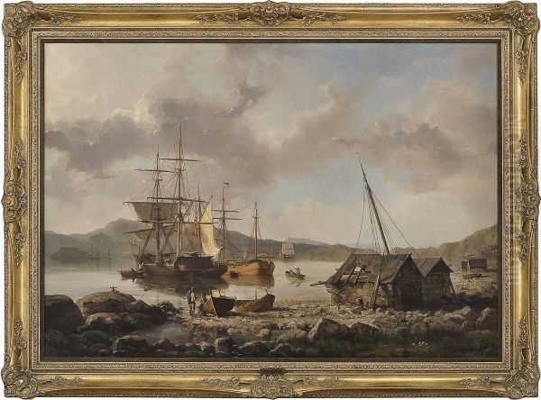 At A Norwegian Harbour - view 1